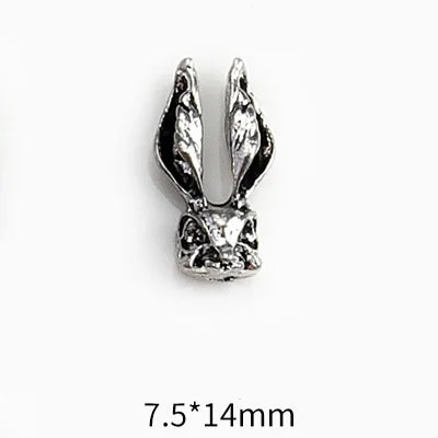 10Pcs Vintage Cross Nail Art Charms 3D Alloy Baroque Angel Heart Nail Art Decoration DIY Designer Luxury Manicure Accessories