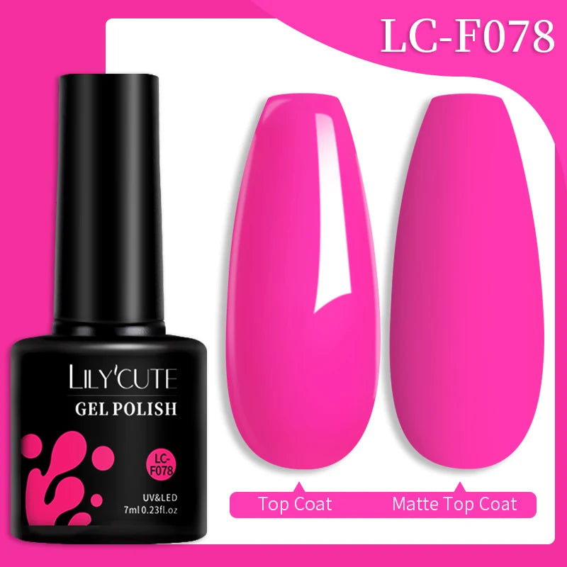LILYCUTE 7ml Reflective Glitter Nail Gel Polish Effect Sparkling Soak Off Gel Semi Permanent For Manicure Nail Art UV Nail Gel