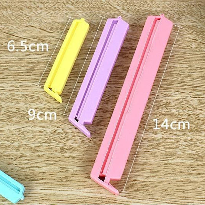 Portable Kitchen Storage Food Saver Clip Sealing Bag Clip Sealer Clamp Plastic Tool Freezer Bag Clips Kitchen Accessory DJ003