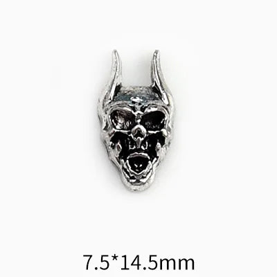 10Pcs Vintage Cross Nail Art Charms 3D Alloy Baroque Angel Heart Nail Art Decoration DIY Designer Luxury Manicure Accessories