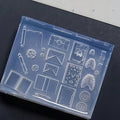 Magic Book House 3D Nail Silicone Mold, Gothic Vintage Spell Book DIY Nail Art Charms