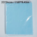 100pc Disposable Dustproof Nail Vacuum Filter 20*24cm Blue Nail Art Dust Collector Filter Nail Cleaner Non-Woven Dust Filter Mat
