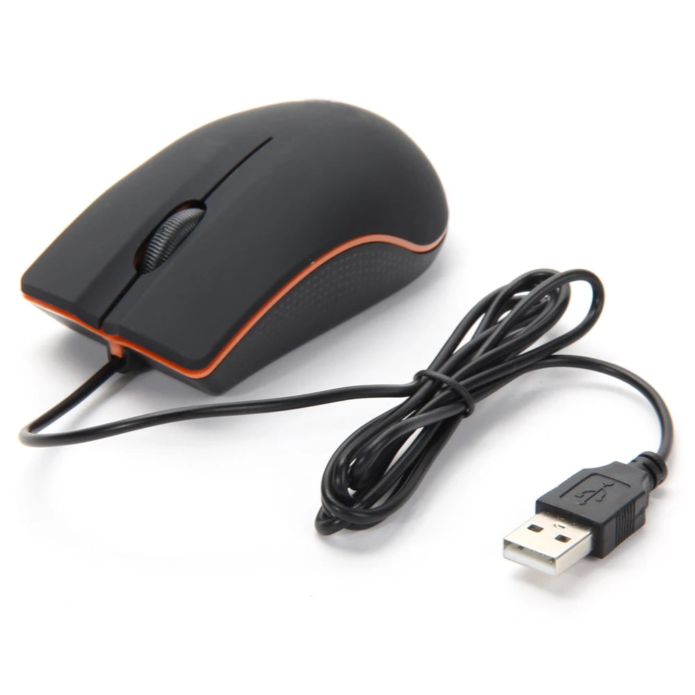 USB Wired Mouse Optical Ergonomic Game Mouse 1200 DPI Mice 3 Buttons Gaming Mice for PC Laptop Mice Home Office Computer Mouse