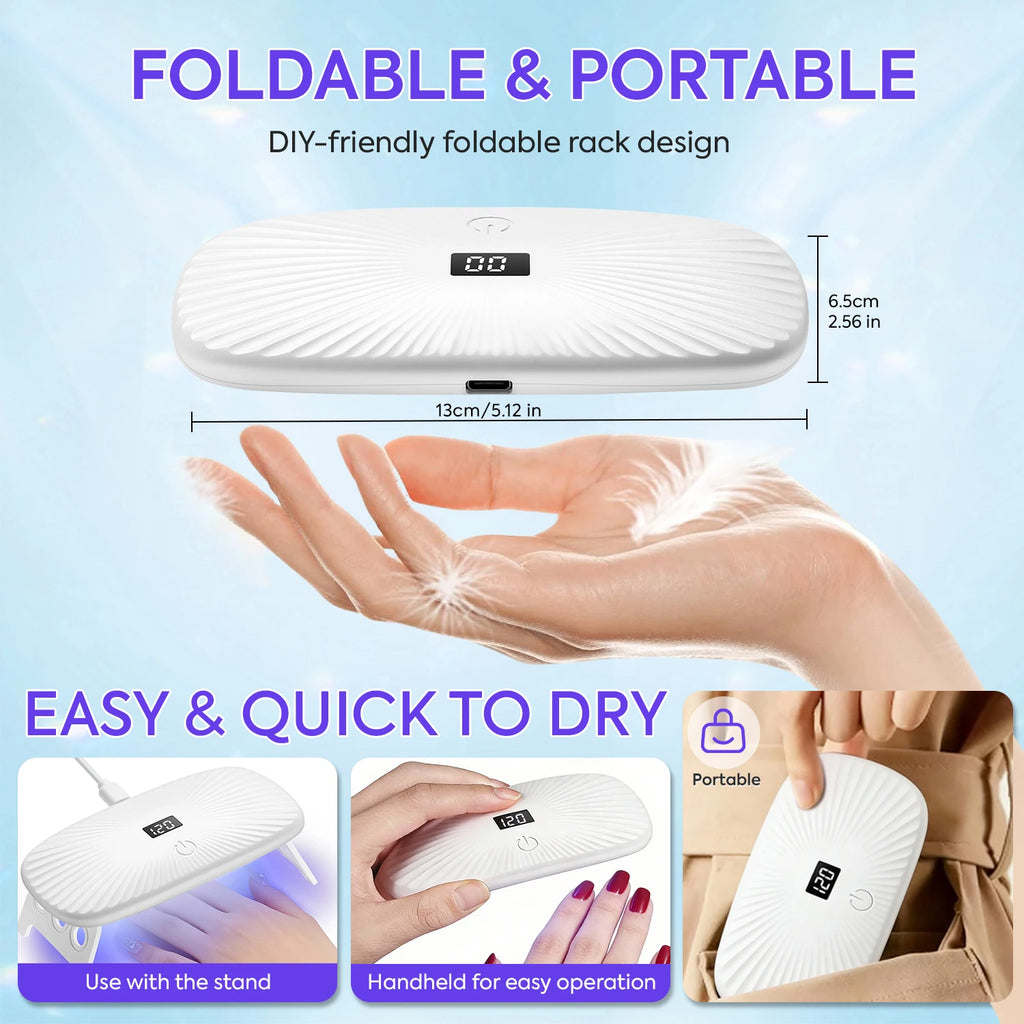 Professional 12LED Gel Nail Polish Dryer With 4Timers Setting Nail light For Fast Gel Nail Polish Home Manicure Salon Used