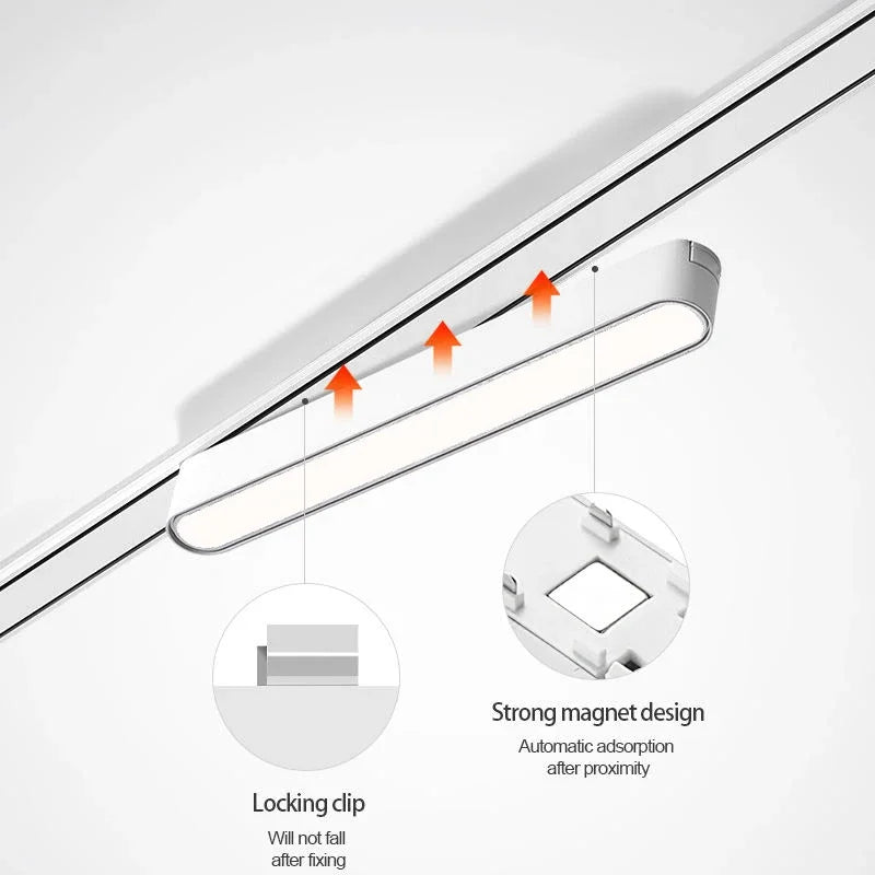 UT-Pro Series Magnetic Track Light LED Rail Lighting Spotlight Lamp Smart Tuya Zigbee Dimmable Ultra Thin Indoor Surface Mounted