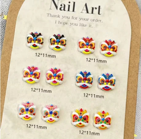 20pcs New Nail Art Cartoon Accessories Little Yellow Duck Resin Cute Nail Charms Decorations Supplies DIY 3D Cute Nail Art Parts
