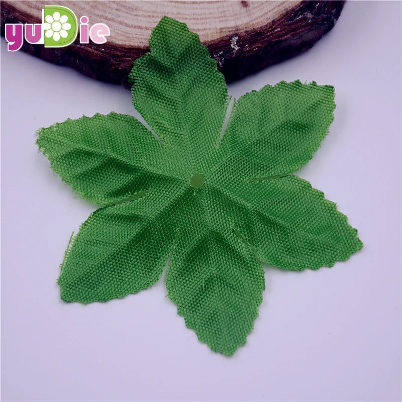 150Pcs Silk Green Artificial Leaves Fake Leaf for Home Decor Wedding Decoration DIY Wreath Artificial Plants Garland Accessories