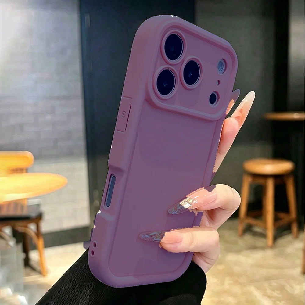 Thickened Shockproof Case for iPhone 18 17 16 15 14 13 12 11 Pro Max Candy Color Cover for IPhone 17e 16e 7 8 Plus X XS XR Air