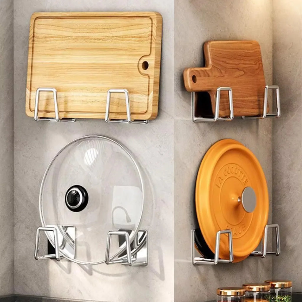 Stainless Steel Sink Sponge Holder Sponge Steel Ball Paste Inner Wall of Sink Kitchen Utensils