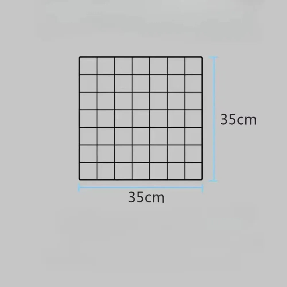Modern Grid Display Rack with Base Metal Storage Rack Art Photo Display Desktop Stand For Grid Panel Storage Rack Desktop Stand