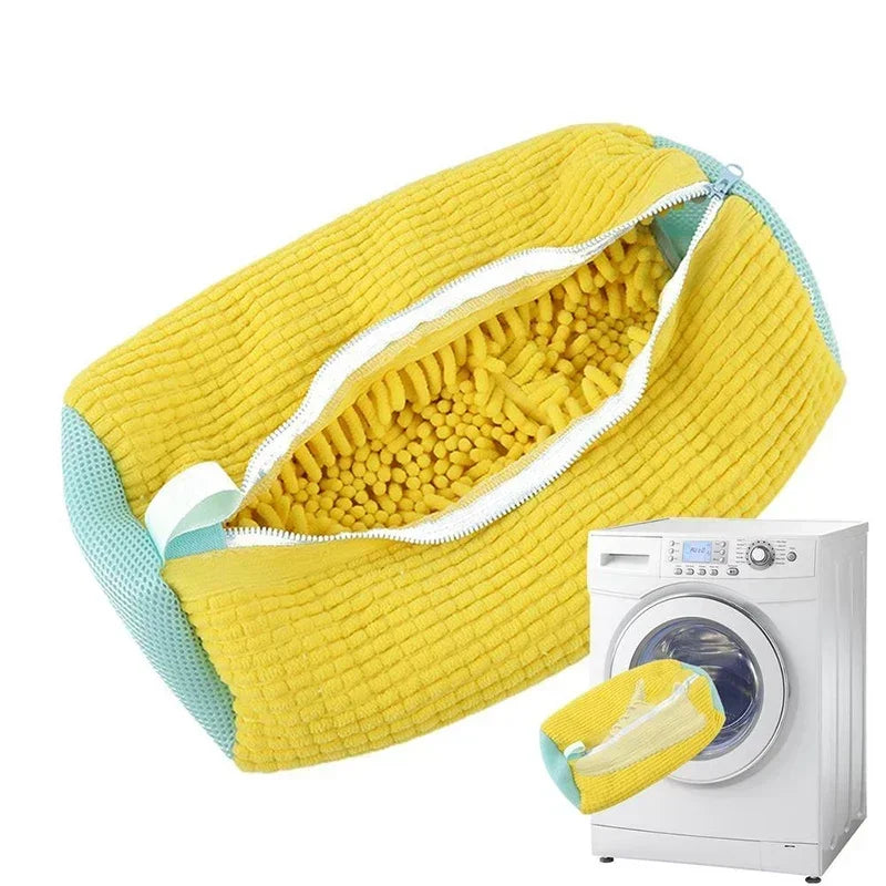 Washing Shoes Bag Cotton Laundry Net Fluffy fibers Easily remove dirt Washing Bags Anti-deformation Shoes Clothes Organizer