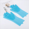 Gloves for Dogs And Cats Silicone Bathing Shampoo Scrubber Dishwashing Cleaning Glove Hair Removal Multi-Functional Pet Care