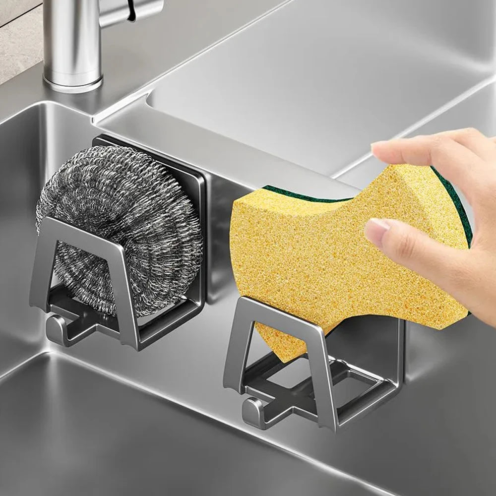 Kitchen Sink Sponge Holder Stainless Steel Sponge Holder Kitchen Sponge Holder Sink Accessories Under Sink Organizer