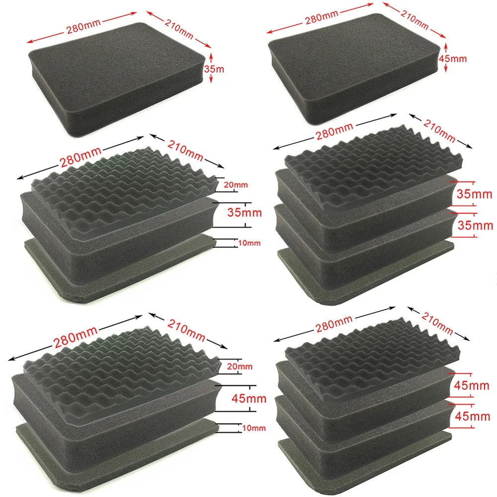 Shockproof Packaging Tool Box Foam DIY Sponge Removable Foam Toolbox Divider Filling Shockproof Fixed Electronic Product