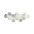 Hexagonal Mirror Wall Decals | Self-Adhesive 3D Acrylic Decorative Mirrors | Creative Wall Decals for Living Rooms and Bedrooms