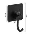 Adhesive Wall Hooks Towel Holder Door Key Cloth Coat Bathroom Robe Hanger Kitchen Hardware Rack Bag Hook Organizer For Hanging