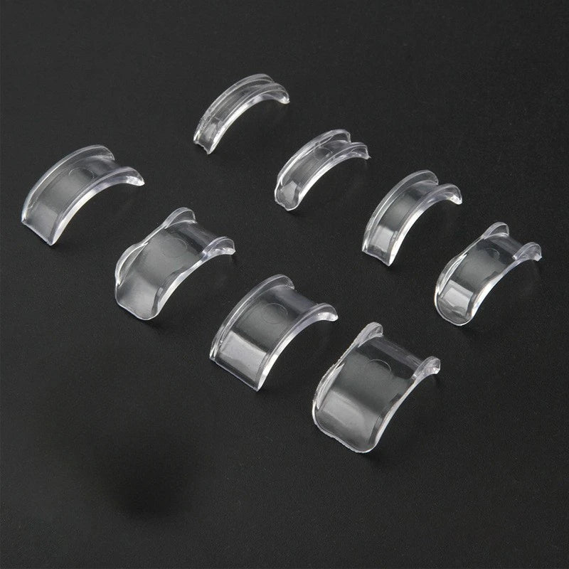 8 Sizes Silicone Invisible Clear Ring Sizer Anti-Loss Proof Invisible Ring Holder Retainer Shrinker for Large Rings