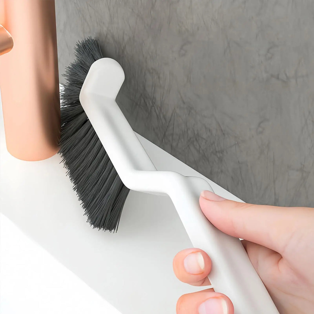 Gap Cleaning Brush Hard Crevice Cleaning Brush For Stiff Angled Bristles Tile Bathroom Kitchen Toilet Multipurpose Cleaning Tool