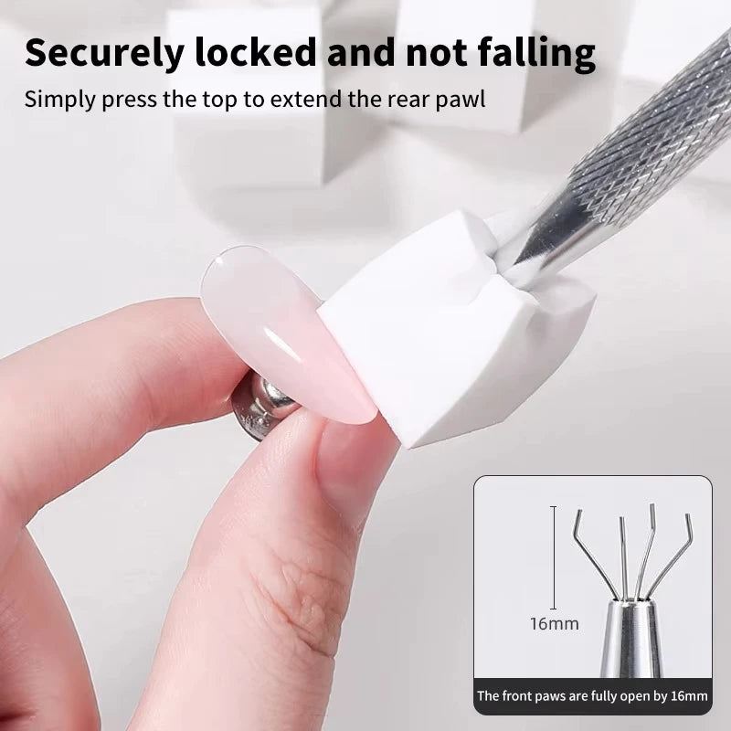 1/50/100Pcs Square Nail Art Sponge Set Gradient Nail Brushes Gel Polish Design Nail Sponge Grab Pen Manicure Decoration Accessor