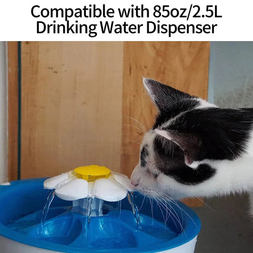 10/4/1Pcs Pet Drinking Sponge Filter Water Dispenser For Cats And Dogs Healthy Sponge Filter Pet Drinking Fountain Accessories