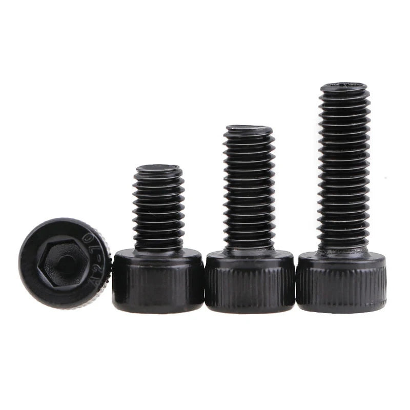 10pcs/lot Hexagon Allen Hex Socket Cup Head Screw Bolts M2 M2.5 M3 M4 M5 M6 M8 Grade 12.9 A2-70 Carbon Steel Din912
