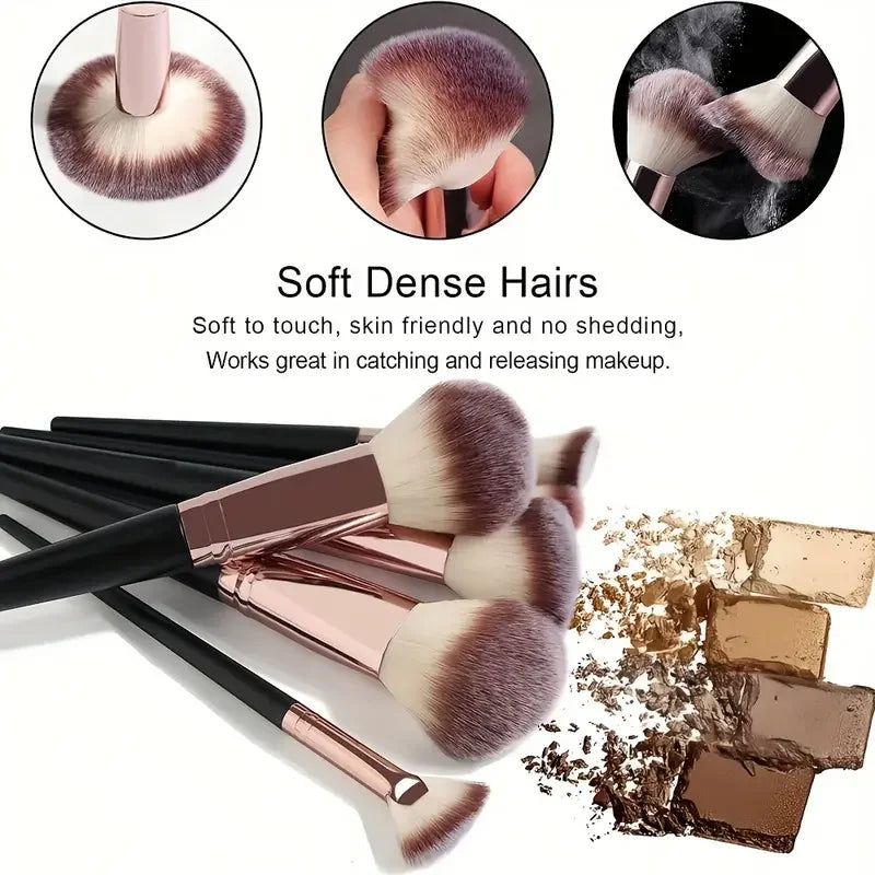 Professional 3/20PCS Makeup Brushes Set Soft Fluffy Eyeshadow Foundation Concealer Blending Blush Brush Kabuki Women Beauty Tool