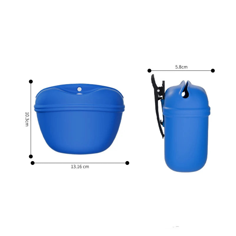 Pet Portable Dog Training Waist Bag Treat Snack Bait Dogs Obedience Agility Outdoor Feed Storage Pouch Food Reward Waist Bags