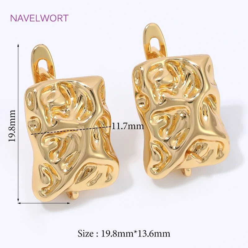 Multi Styles 18K Gold Plated Brass Shvenzy Earring Hooks Ear Wire Fastener,Accessories For Earrings,DIY Jewelry Making Supplies
