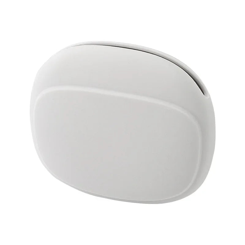 New Portable Data Cable Headphone Storage Box Simple Oval Silicone Storage Bag Cute Coin Purse Home Small Gift Travel Must-have