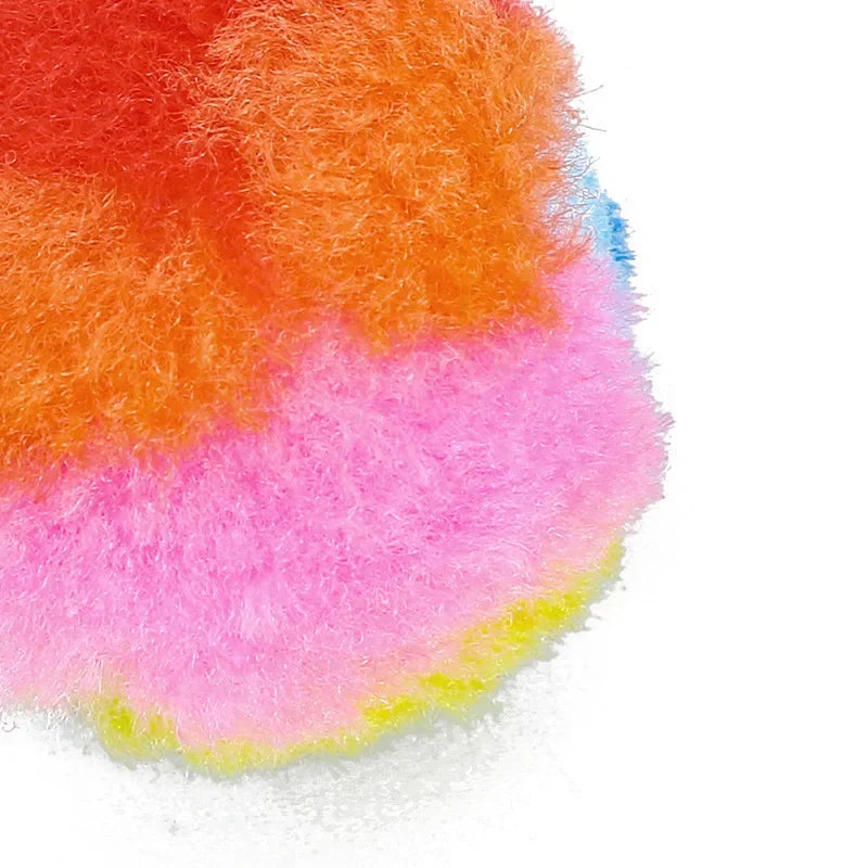 20pcs/set Colours Plush Ball Cat Toys Funny Training Mute Ball Soft Cat Toys Cleaning Teeth Interactive Kitten Toys Pet Supplies