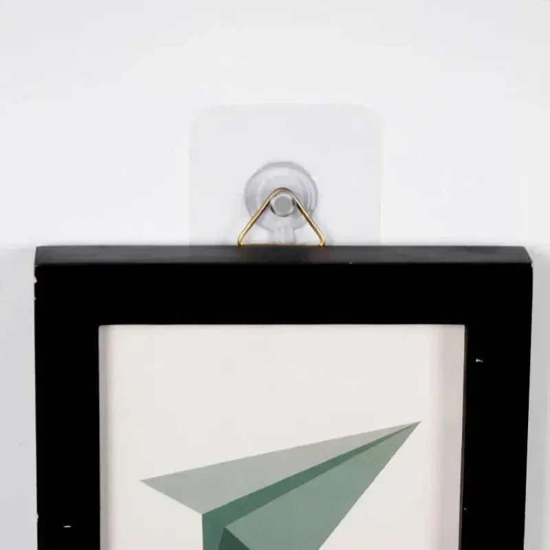 Premium Adhesive Wall Hooks Multipack - Crystal Clear Picture Hangers for Home/Office