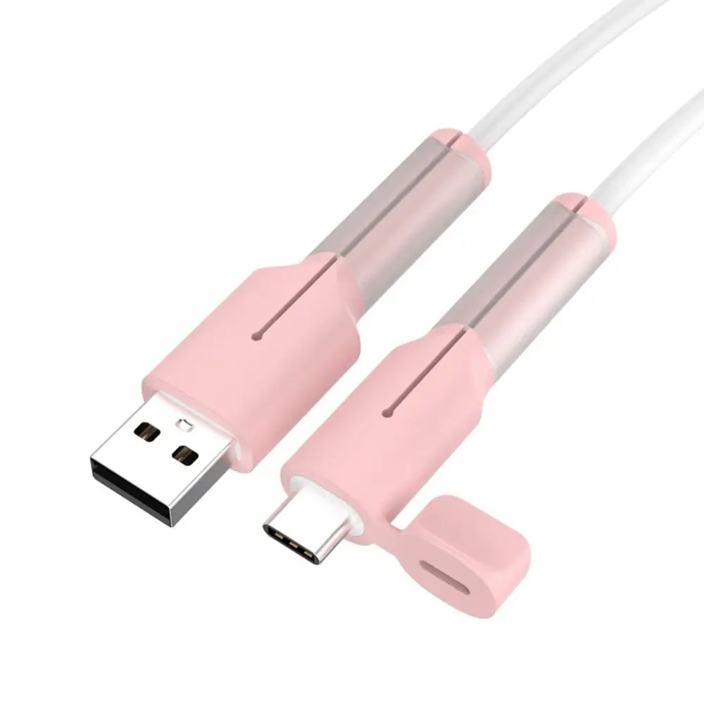 New Cable Protector Soft Silicone Cover Type C Charger Cable Protector Practical Accessories