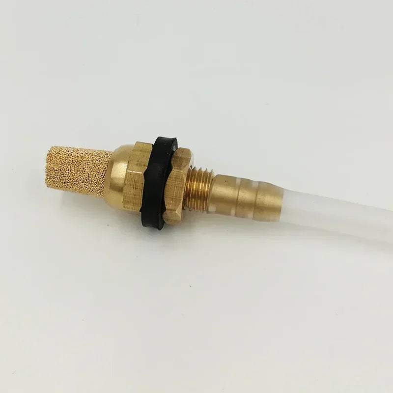 1Pcs 4MM Fish Tank Mini Air Tube Air Pump Aquarium Copper Air Bubble Stone Aquariums Accessories