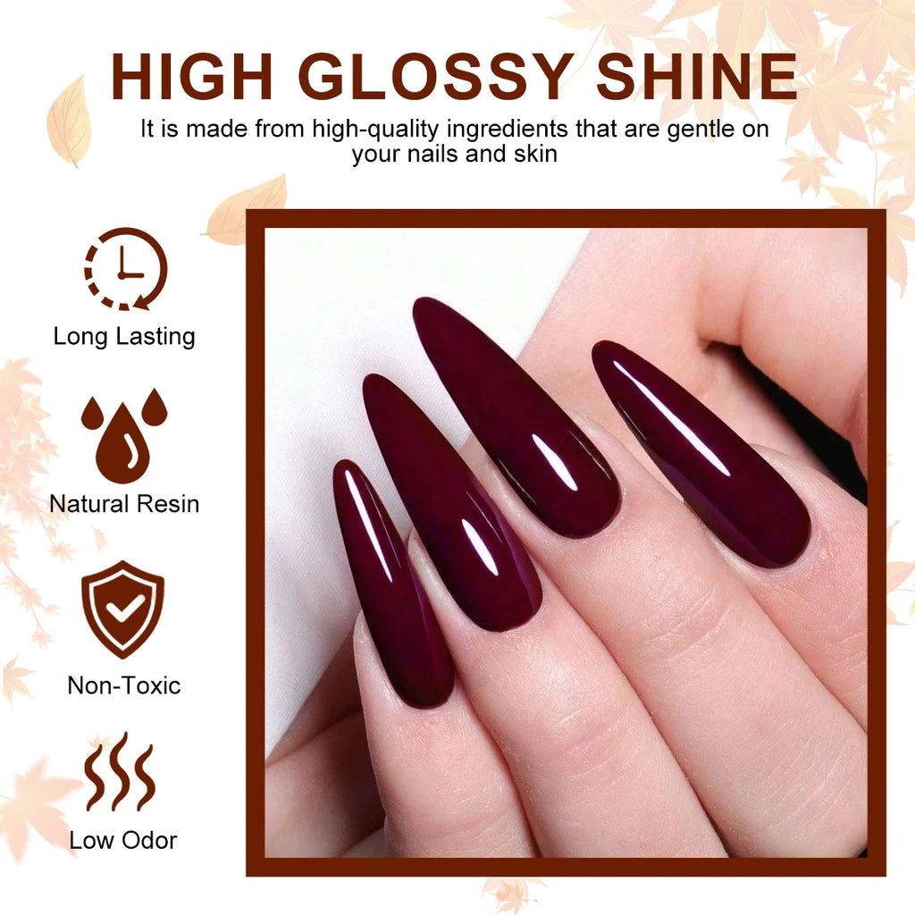 LIMEGIRL 8ml Nail UV Gel Polish Kit With Stamping for Nails French Design Black White Soak Off UV Gel Polish Varnish Manicure
