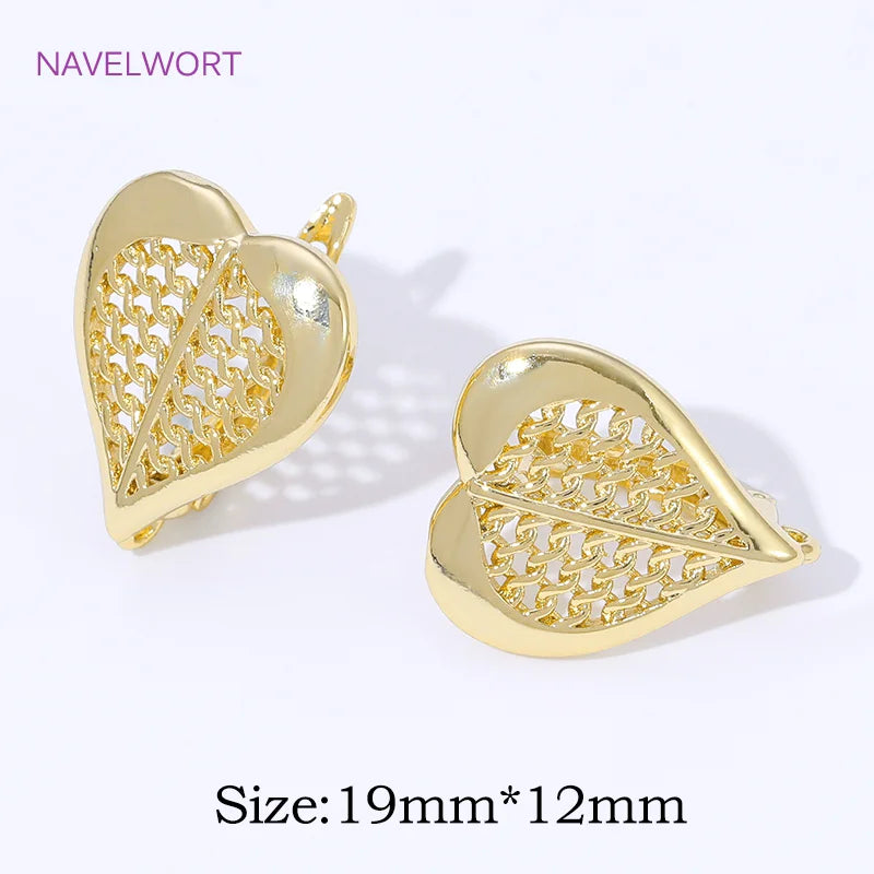 Multi Styles 18K Gold Plated Brass Shvenzy Earring Hooks Ear Wire Fastener,Accessories For Earrings,DIY Jewelry Making Supplies