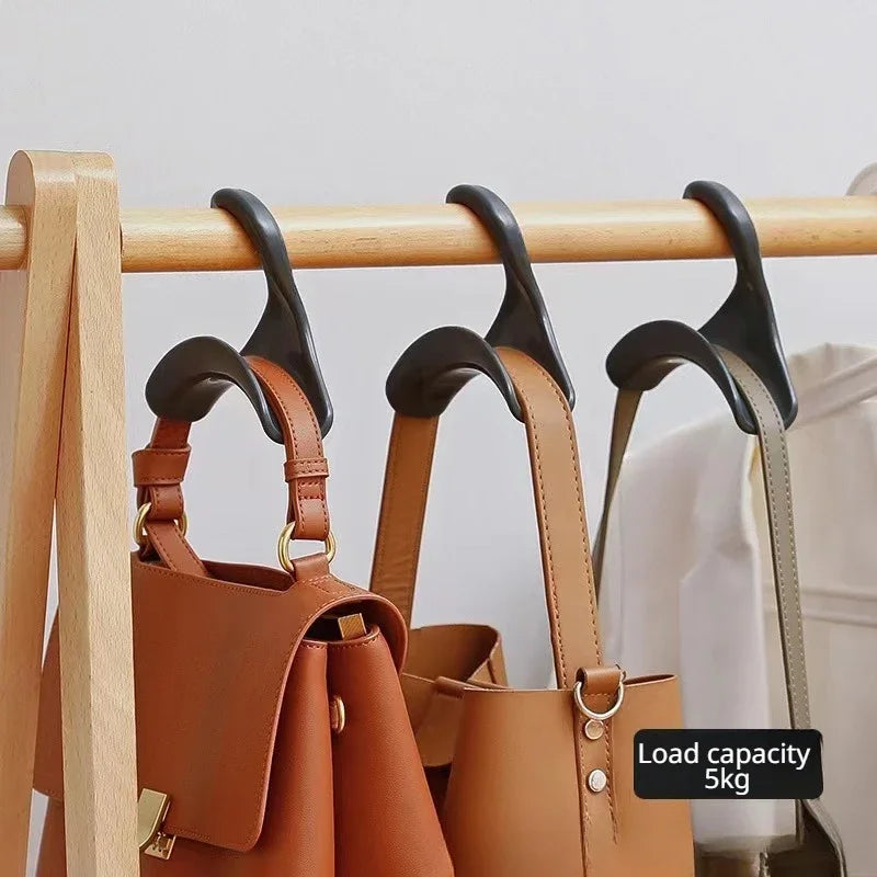 5/10/15pc Multifunctional Bag Hanger Connecting Hook, Saving Space for Hats Scarves Handbags Hangers Wardrobes Storage Holder