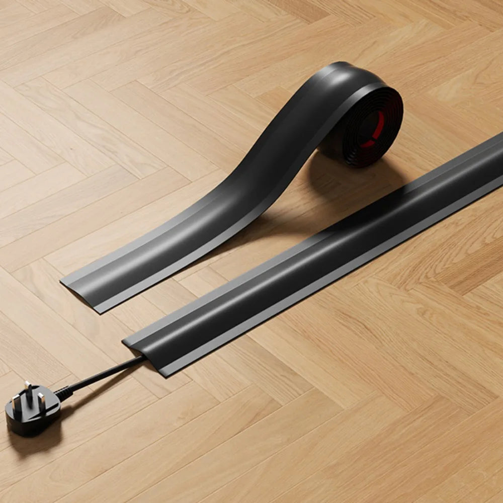 PVC Cord Covers for Wires on Floor Soft Floor Cable Cover Cord Hider Floor Cable Management Cable Protector
