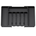 3 Color Upgradation Adjustable FlatwareTableware Organizer Plastic Multifunctional Drawer Organizer for Kitchen Counter Utensils