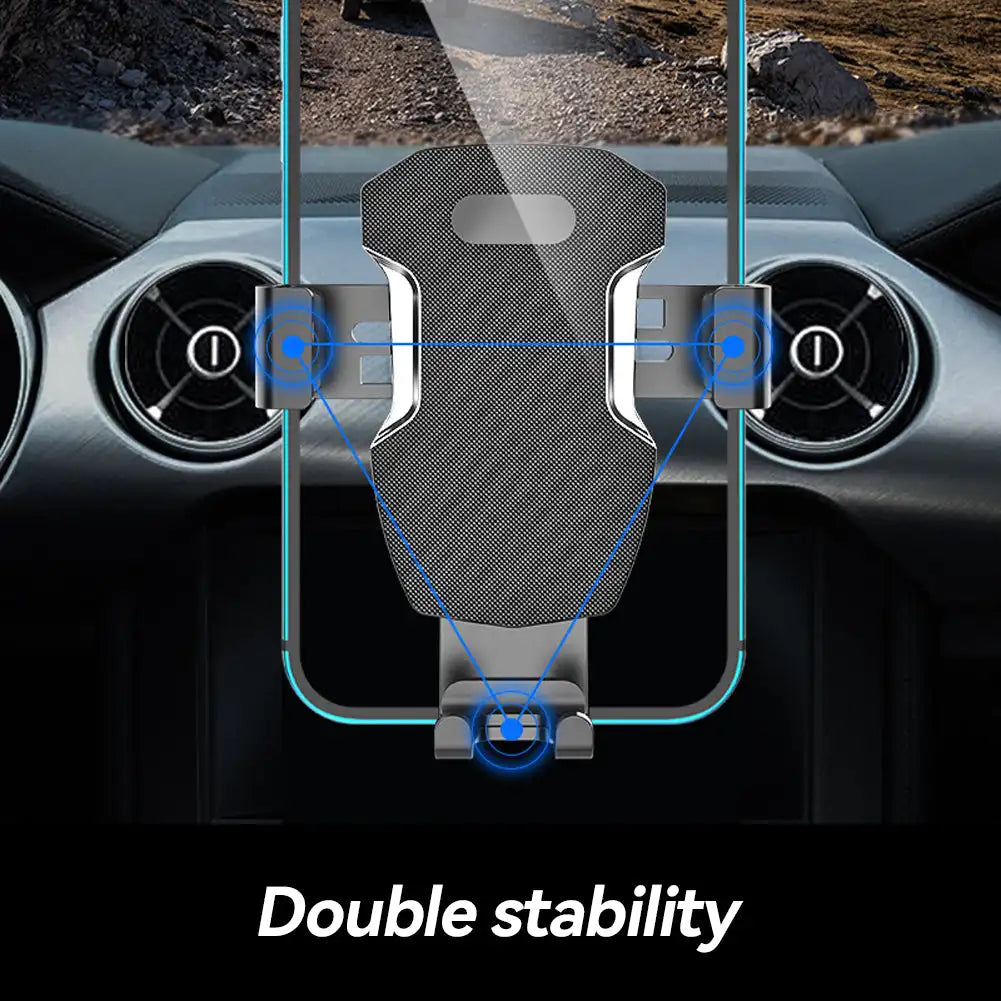 Car Phone Mount Stand  for Round Air Vent GPS Support One-Handed Operation Bracket Circular Air Vent Mount Holder Universal