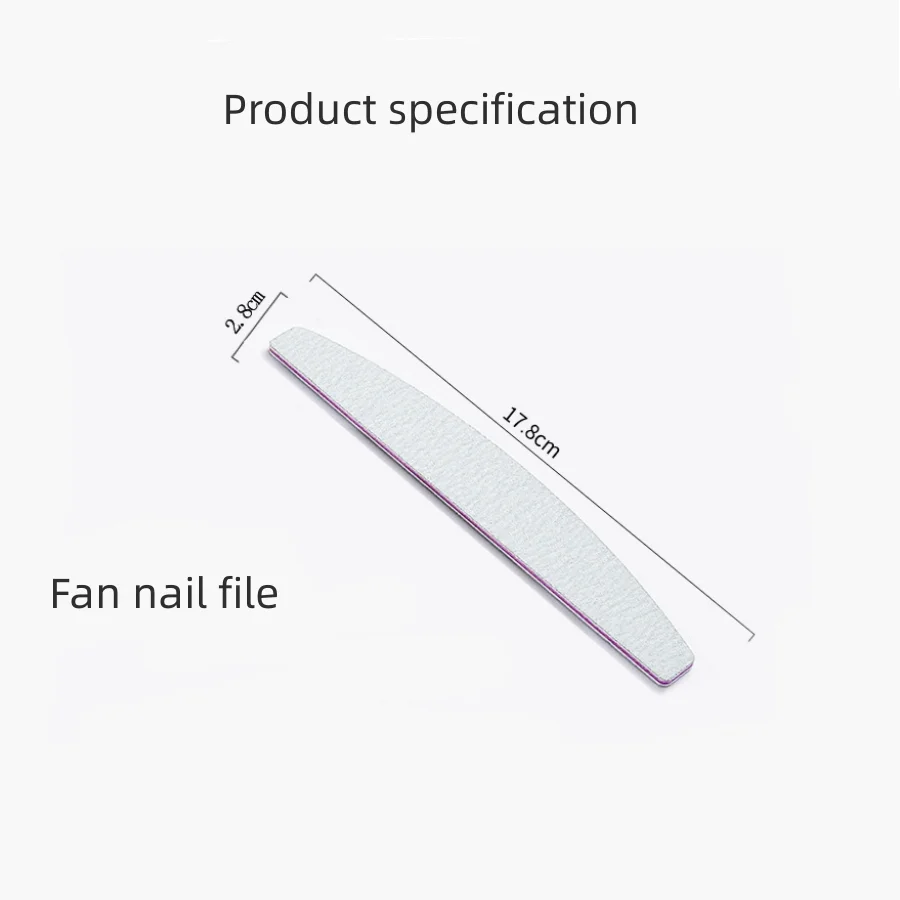 5pcs/10pcs/25pcs /Lot Professional Nail File Reusable Double Sided Emery Board(100/180 Grit) Nail Styling Manicure Tool