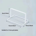 Modern Grid Display Rack with Base Metal Storage Rack Art Photo Display Desktop Stand For Grid Panel Storage Rack Desktop Stand