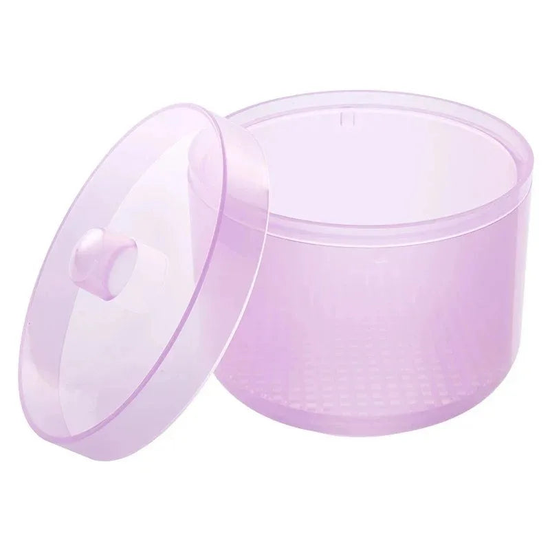 Nail Art Drill Bits Grinding Head Sterilizer Disinfection Box Nail Tool Cleaning Box Manicure Storage Case Clipper Accessories