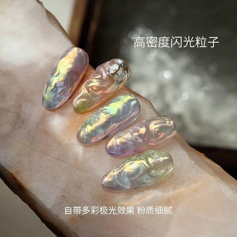 Air Cushion Japanese Unicorn Neon Powder Human Fish Powder Macaron Magic Mirror Powder Aurora Glitter 0.8g