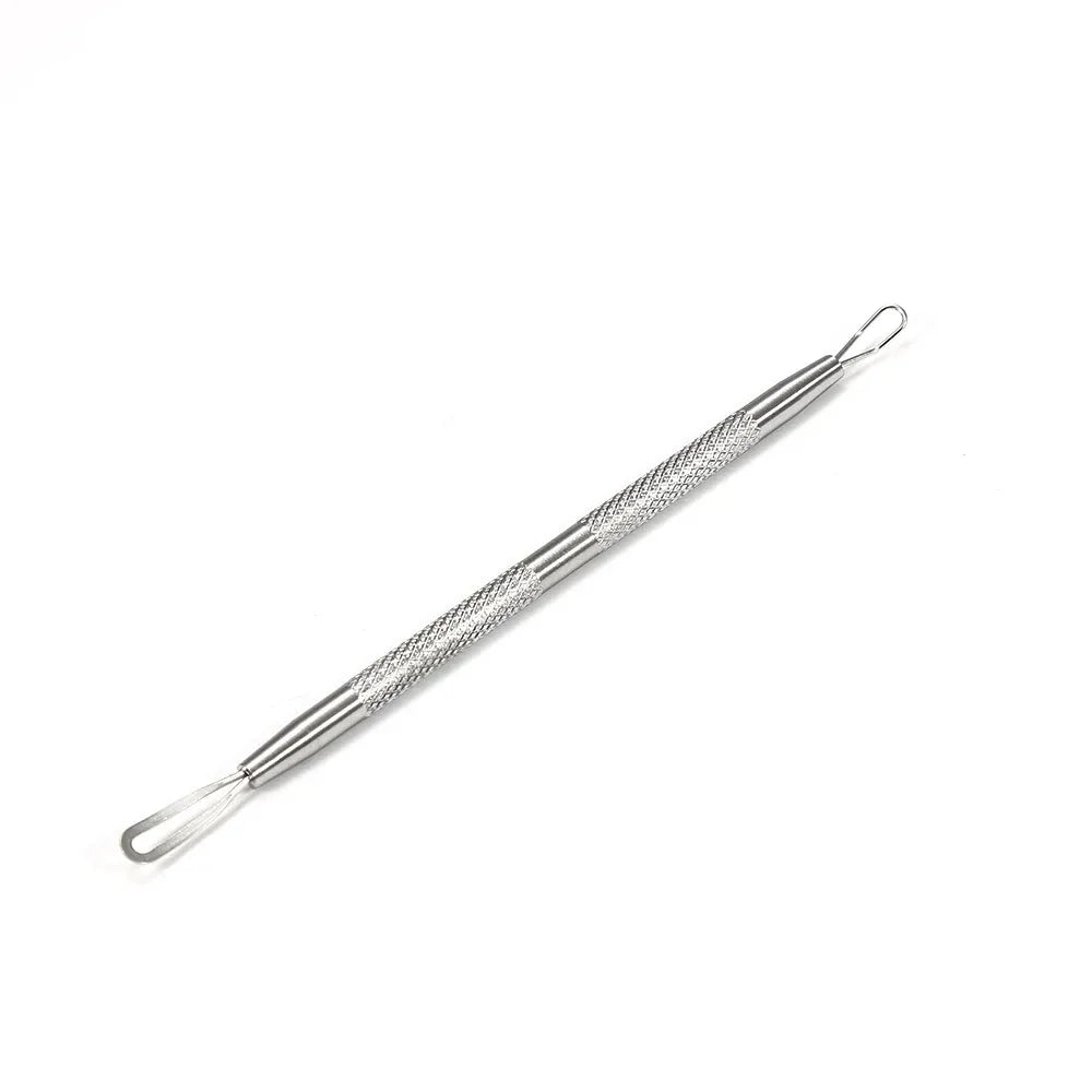 High Quality Stainless Steel Blackhead Pimples Acne Double Rings Squeeze Extractor Tool