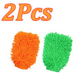 1-10Pcs Double Sided Chenille Auto Gloves Microfiber Cleaning Gloves Cleaning Windows Car Wash Kit for Cleaning Cars, Trucks