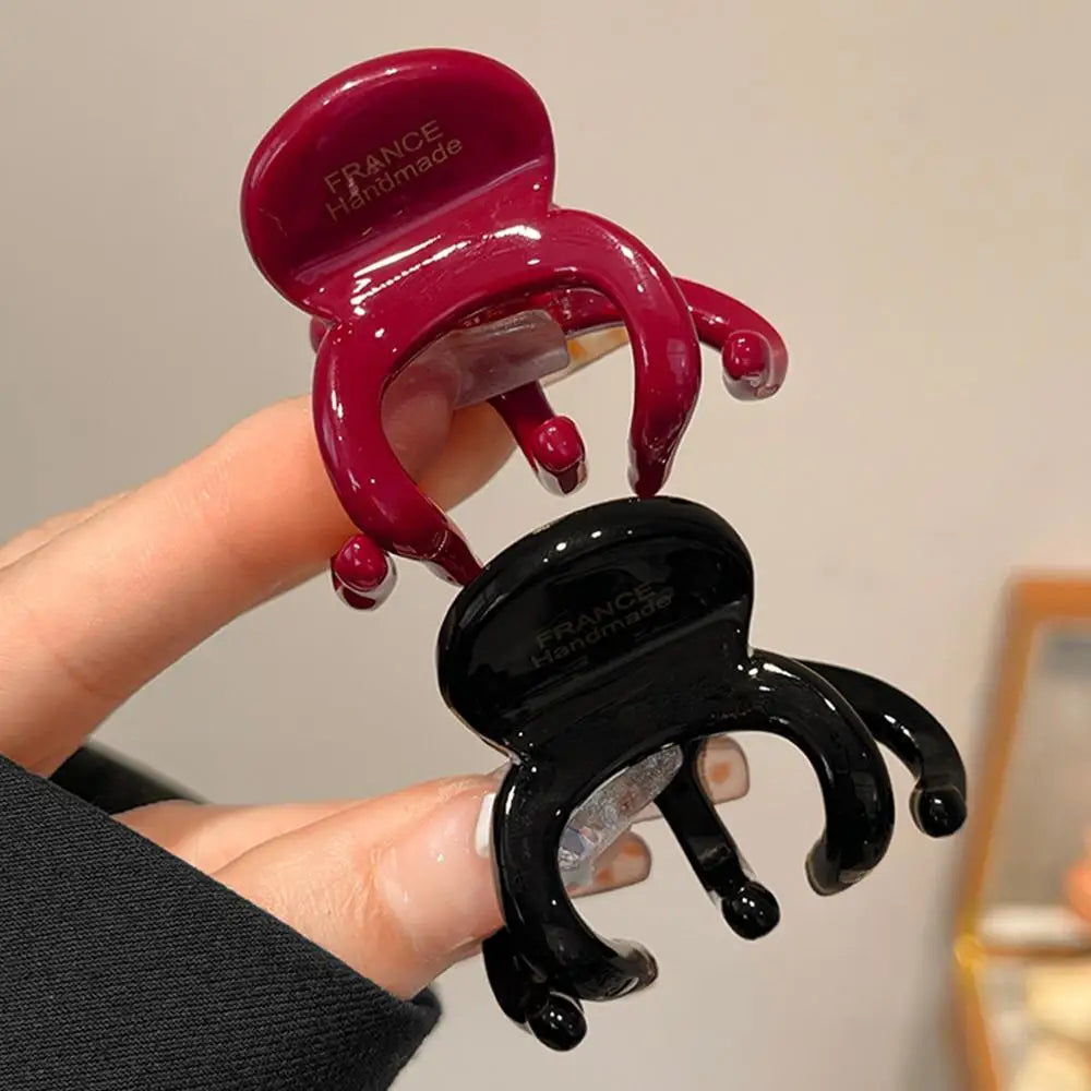 French Acetate Hair Claw Clips Retro Crab Shark Clip Elegant High Ponytail Holders Fashion Hair Accessories for Women Girls