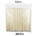 100Pcs/Pack Wood Cuticle Pusher Sticks 63/75/95/105/127/150/178MM For Gel Polish Remove Clean Pedicure DIY Design Dotting Tool