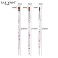 3/7Pcs Professional Manicure UV Gel Brush Pen Transparent Acrylic Nail Art Painting Drawing Brush Phototherapy Tools