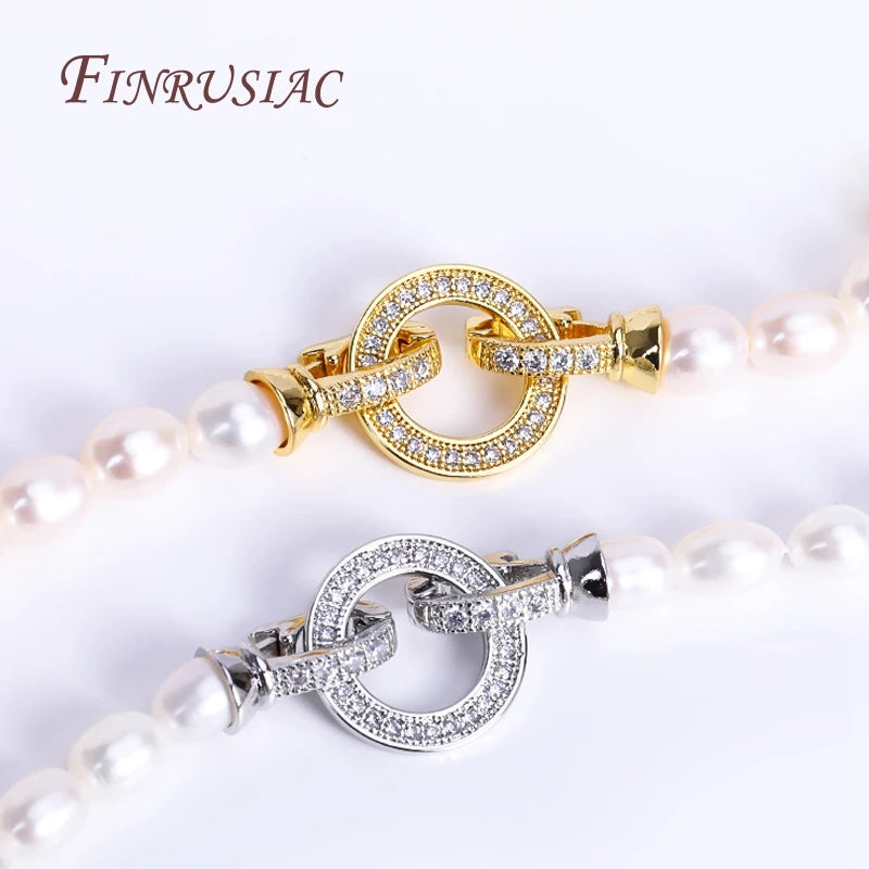 Fasteners For Bracelets Accessories 18K Real Gold Plated Connectors For Jewelry DIY Jewelry Making Supplies,Clasp For Jewelry