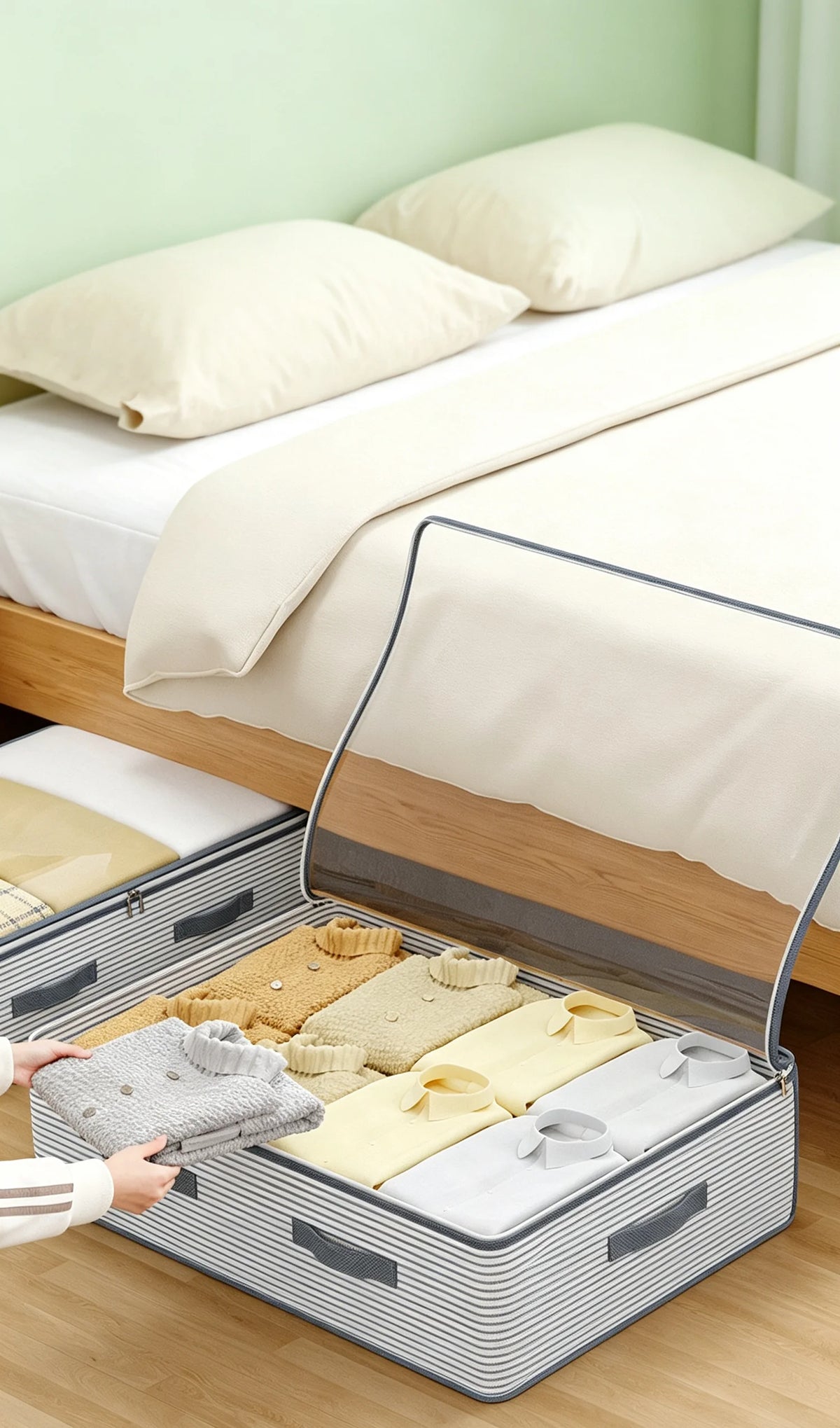 1pc Home Under-bed Garbage Bag for Clothes